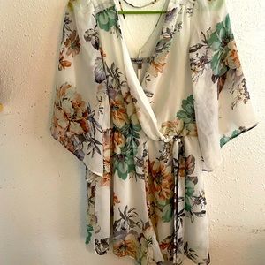 Summer Floral Romper